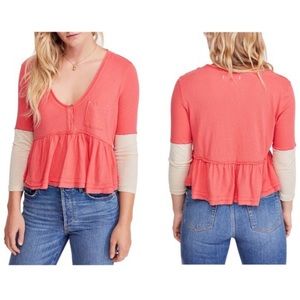 Free People long sleeve shirt